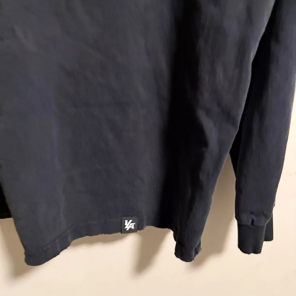 YoungLA Primitive Oversized Long Sleeve T-Shirt Black Wash- Size Large